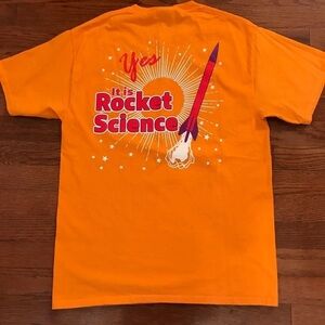 ROCKET SCIENCE ORANGE SHIRT